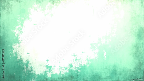 Vector Abstract watercolor art creates vibrant verdant and aqua shades of watercolor splashes and elegant artistic design gives a visual treat with subtle blend and tranquil strokes 