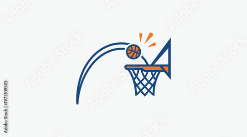 Basketball Ball Scoring in Hoop with Trajectory