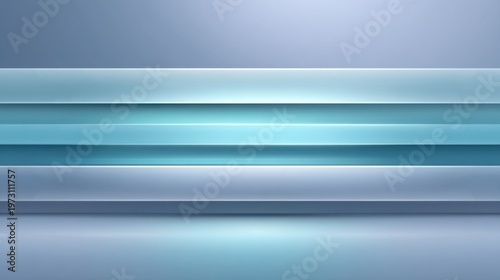 Modern Abstract Background with Smooth Gradient Lines and Soft Blue Hues for Creative and Professional Design Projects