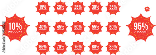 Percent OFF Vector Illustration,  , Save offer, off sale banner isolated, Offer Banner Design, Discount banner, Special Offer poster design,  price tag 