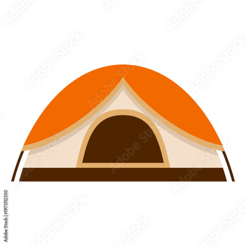 Outdoor Camping Tent Illustration