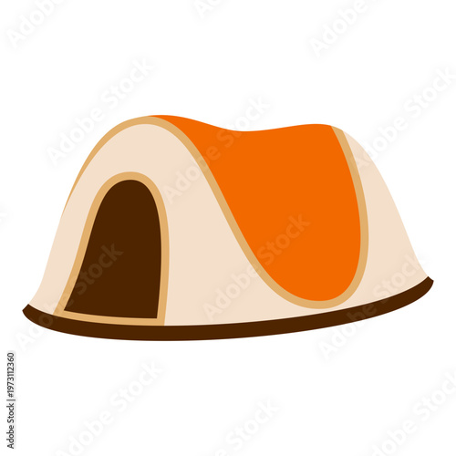Outdoor Camping Tent Illustration