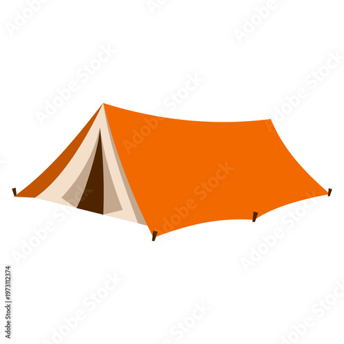 Outdoor Camping Tent Illustration