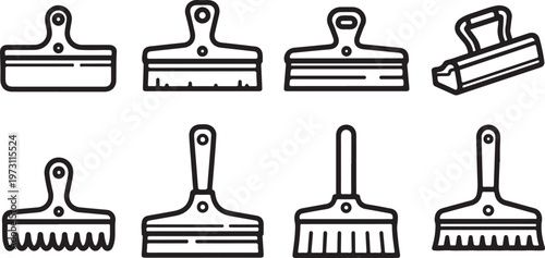 Illustrated kitchen tools including graters, juicers and other utensils Vector