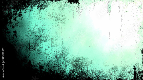 Vector An abstract and distressed turquoise texture that create a mysterious look.