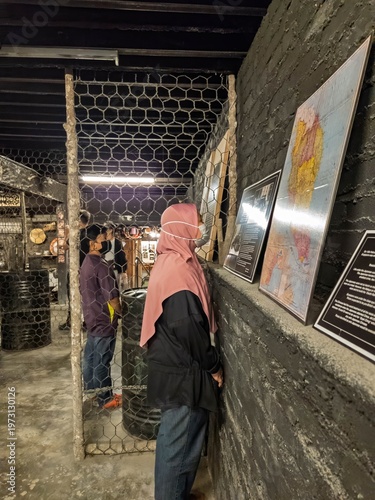 Malaysia, Pahang - October 20, 2022 Browsing classic museum in Cameron Highlands.