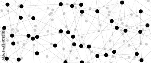 Abstract technology dot and line connection digital hi tech design concept background. Space for text. Vector illustration