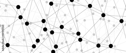 Abstract technology dot and line connection digital hi tech design concept background. Space for text. Vector illustration