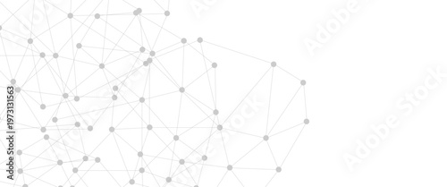 Abstract technology dot and line connection digital hi tech design concept background. Space for text. Vector illustration