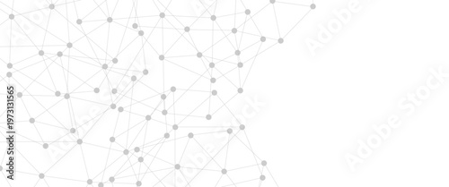 Abstract technology dot and line connection digital hi tech design concept background. Space for text. Vector illustration