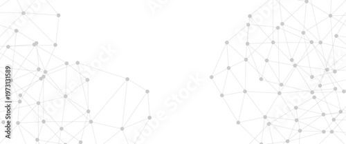 Abstract technology dot and line connection digital hi tech design concept background. Space for text. Vector illustration