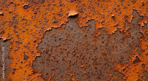 Close-up of rusted metal surface with pitted texture