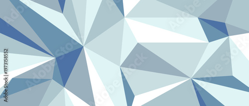 Crystal structure vector abstract low poly background, 3D polygonal surface, dimensional minimal structure origami look like, light monochrome fractal abstraction.