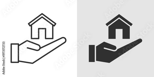 Home Care Icon representing in-home healthcare, support, and patient assistance.