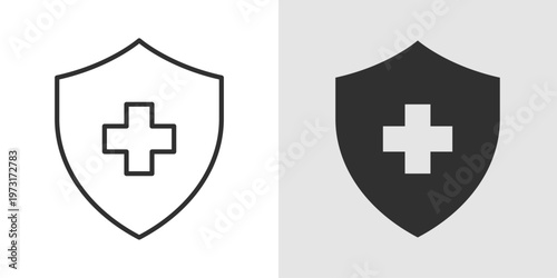 Immunity Icon representing body defense, health protection, and immune system strength.