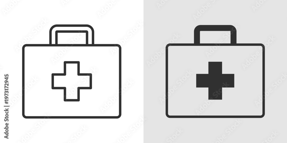 Fototapeta premium First Aid Icon representing emergency care, medical help, and basic treatment.