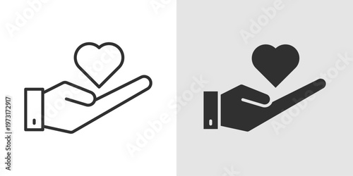 Emotional Support Icon representing care, empathy, and mental well-being.