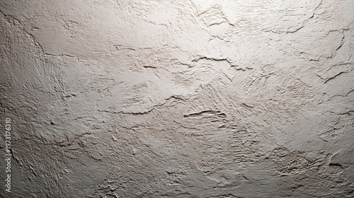 Textured Rough Plaster Surface with Dramatic Light and Shadow Contrast