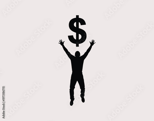 A silhouette of a man giving a beautiful bouquet of fresh flowers to his girlfriend as a gift