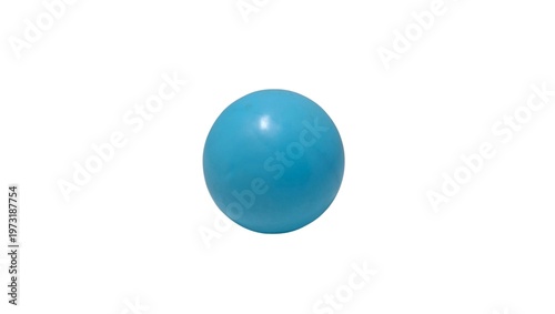 Single Light Blue Plastic Toy Ball