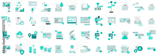 UI UX Illustration Pack, Bundle, Set