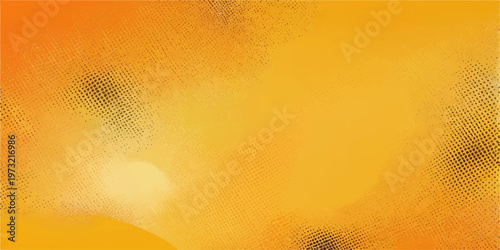 Abstract orange and gold grunge background featuring a vintage paper texture with macro water bubbles and liquid glass patterns for a textured beer drink backdrop design