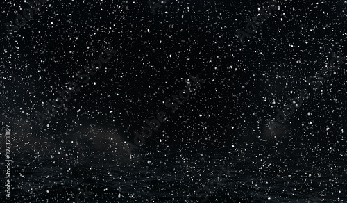 Space star shape sky night background, black starry cosmos abstract pattern dark blue science, textile cosmic galaxy astronomy decoration fantasy wallpaper landscape
