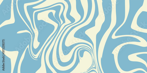 Elegant groovy hippie 70s backgrounds, waves, swirl, twirl pattern, smooth curved lines with refined retro style, creative background