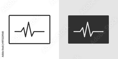 Pulse Icon representing heart rate, vital signs, and health monitoring.