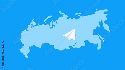 Concept of blocking a messenger in Russia