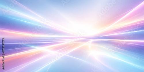 A mesmerizing abstract artwork that radiates with streams of vivid light, capturing a sense of energy and ethereal beauty. 