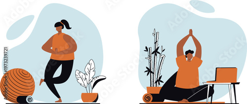 Balancing workouts and relaxation in everyday life