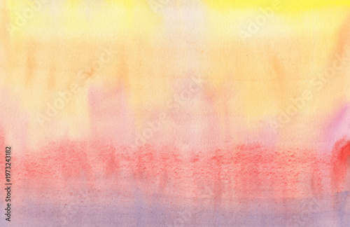 Abstract watercolor wash in pastel tones