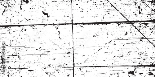 Scratched and textured black and white grunge background with vertical lines