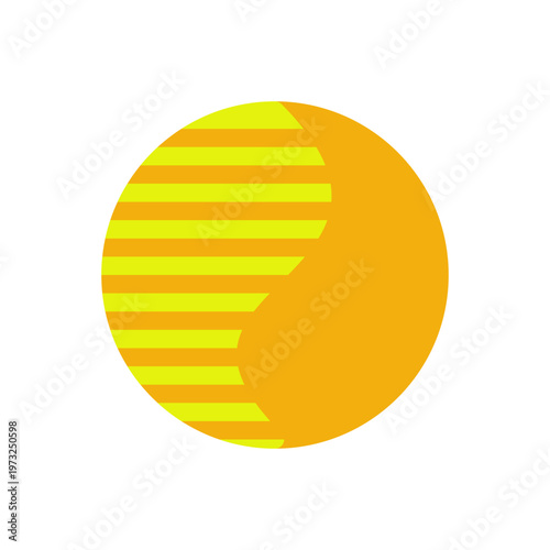dualism simple flat icon illustration