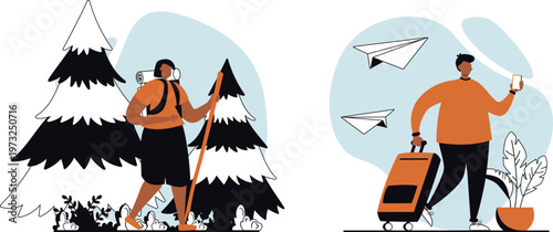 Modern chores meet traditional holiday activities in an unexpected twist