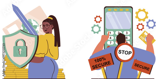 Caution against fraudulent online security claims and scams using mobile devices