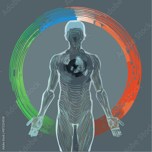 Human Anatomy and Health Cycle.