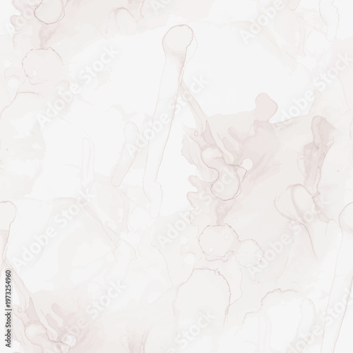 Beige Seamless Background. Light Marble Pattern. Pale Vector Pattern. White Marble Watercolor. Beige Tile Slate. Light Alcohol Ink Repeat Floor. White Water Color Background. Modern Seamless Template
