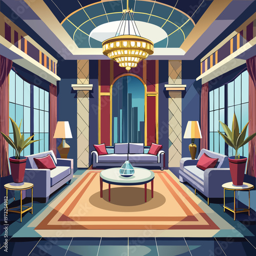 Modern Luxury Interior Design with Elegant Furniture