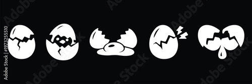 Art & Illustrationeaster egg, cracked egg, broken egg, eggshell, eggshell icon, cracked eggshell, broken eggshell, egg break, egg cracking, egg shell, easter icon, easter vector, easter illustration, 