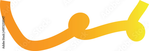 3d plastic toy icon design featuring a yellow anchor and rope vector illustration as a business symbol health sign and red object pin concept