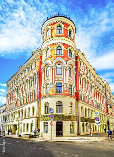 Colorful Historic Building Corner