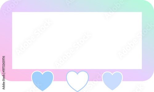 Colorful Frame Border, Banner, Text box Bubble Elements Design