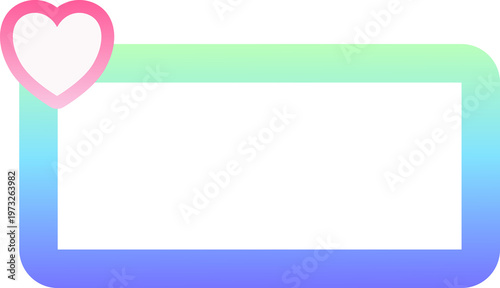 Colorful Frame Border, Banner, Text box Bubble Elements Design