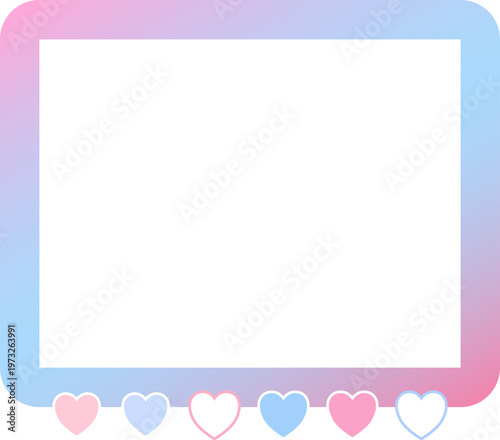 Colorful Frame Border, Banner, Text box Bubble Elements Design