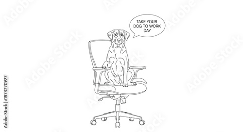 Vector illustration of a businessman sitting at an office desk with a laptop and sketches of a wine bottle, a wine glass, and a champagne bottle