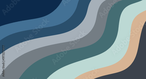 Wavy Lines Abstract Background Texture.