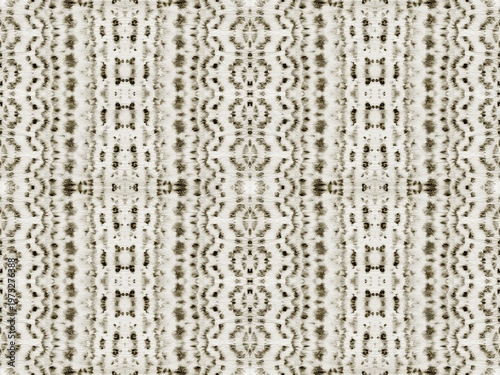 Dirty Color Geometric Pattern. Tribal Geometric Batik. Dirty Colour Vintage Pattern. Abstract Watercolor Repeat Pattern. Abstract Wavy Wave. Seamless Grunge Ikat Batik. Beige Color Bohemian Brush.
