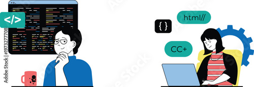Collaborative programming between a developer and a software engineer